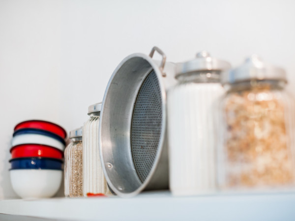 Un po' di sale nella cucina della casa vacanze Tre Casiedde